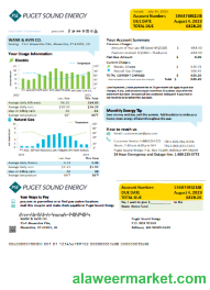 Washington Puget Sound Energy utility business bill,  SCR